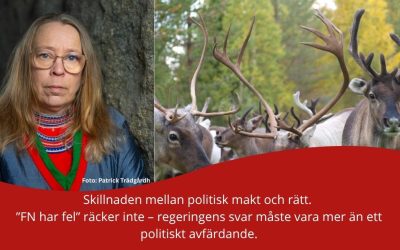 ”FN har fel” räcker inte – regeringens svar måste vara mer än ett politiskt avfärdande.